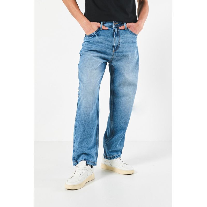 KOAJ - KOAJ Pantalon jean baggy Hombre bota ancha HOMBRE