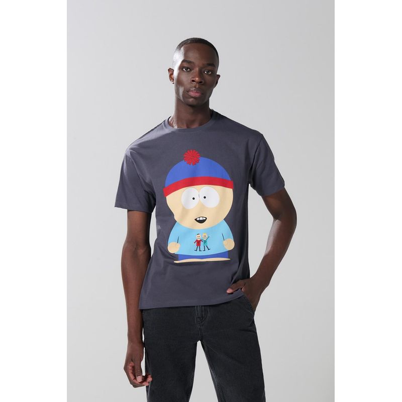 KOAJ - KOAJ Camiseta manga corta con estampado de South Park. HOMBRE
