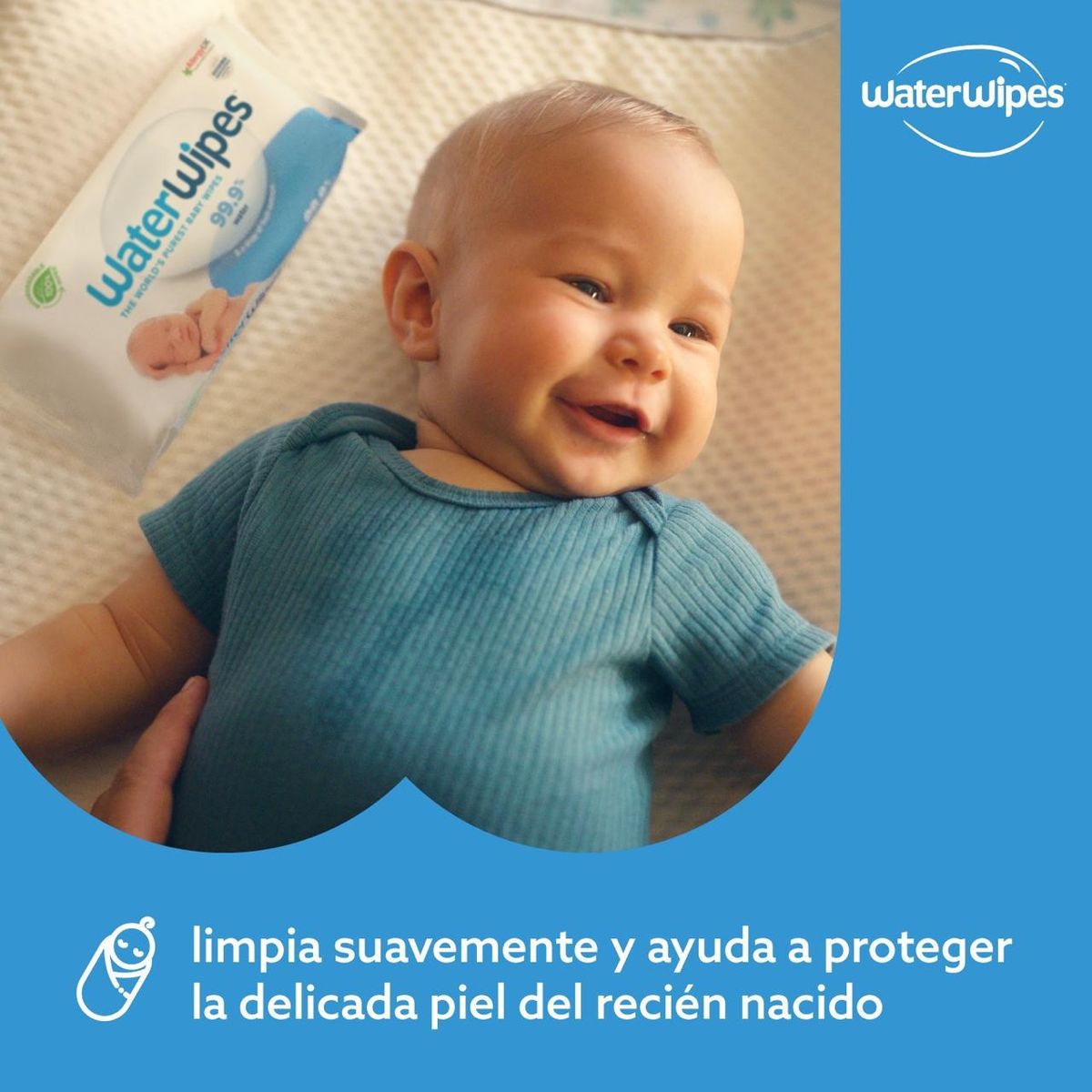 WATER WIPES - TOALLITAS HÚMEDAS WATERWIPES X 540 UND  (180×3)