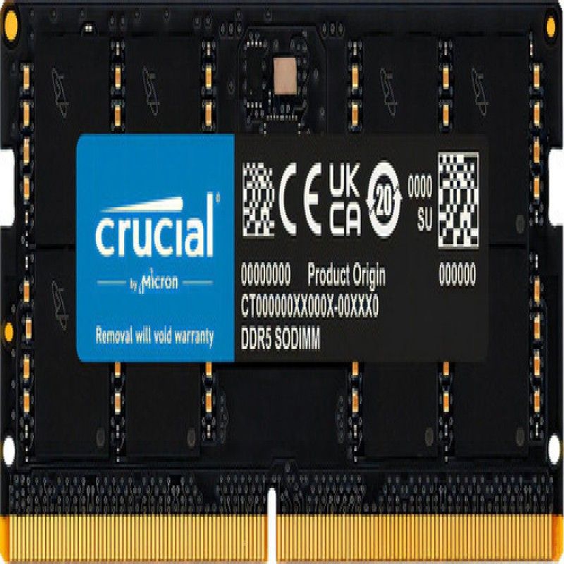 CRUCIAL - Memoria Ram Crucial 32gb Ddr5 4800mhz Cl40 Sodimm