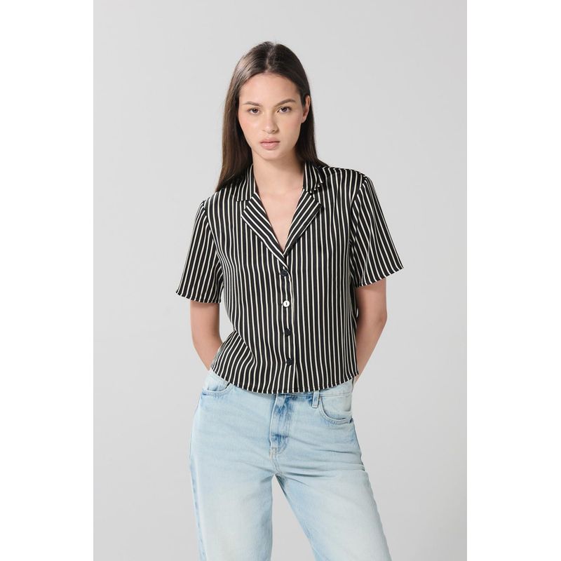 KOAJ - KOAJ BLUSA CUELLO RESORT MANGA CORTA MUJER