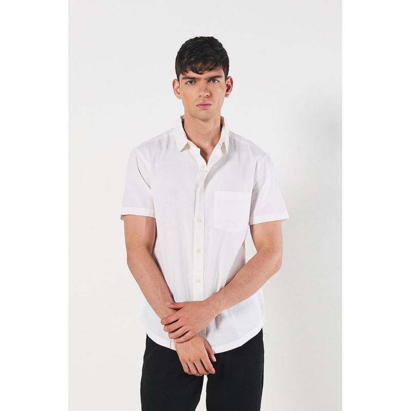 KOAJ - KOAJ Camisa sport collar manga corta en colores solidos de tem HOMBRE