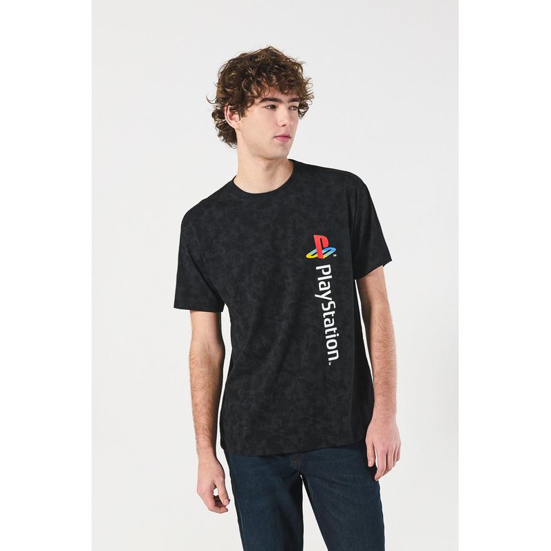 KOAJ - KOAJ Camiseta manga corta con estampado en frente de Play Stat HOMBRE