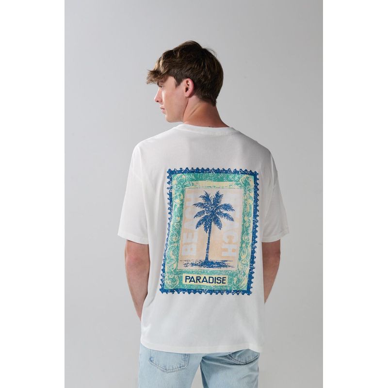 KOAJ - KOAJ Camiseta oversize para hombre manga corta HOMBRE