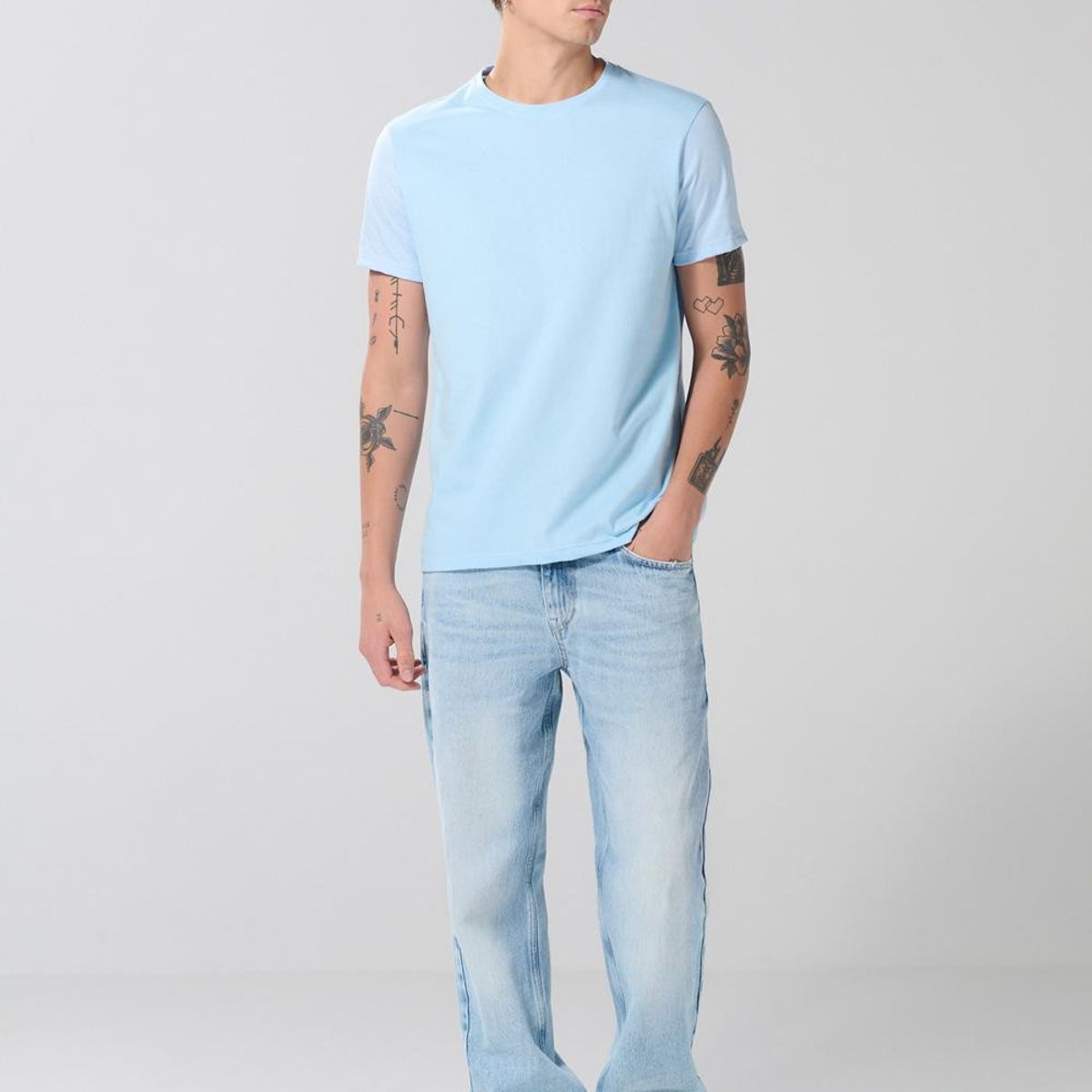 KOAJ - KOAJ Camiseta en algodón manga corta unicolor Hombre