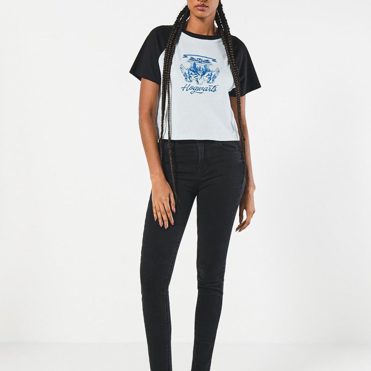 KOAJ - KOAJ Camiseta de Harry Potter azul clara con manga ranglan  Mujer