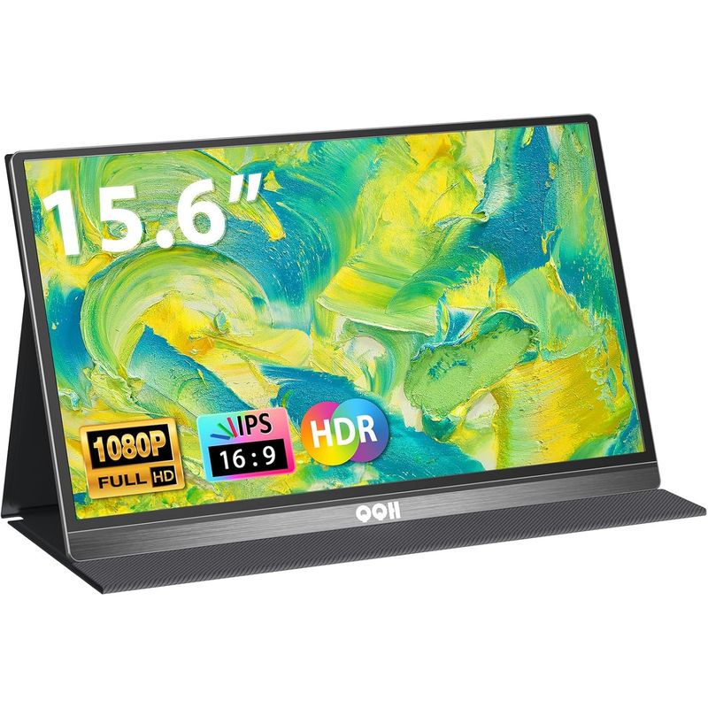 GENERICO - Monitor portátil  FHD 1080P USB C HDMI aleación monitor de computadora