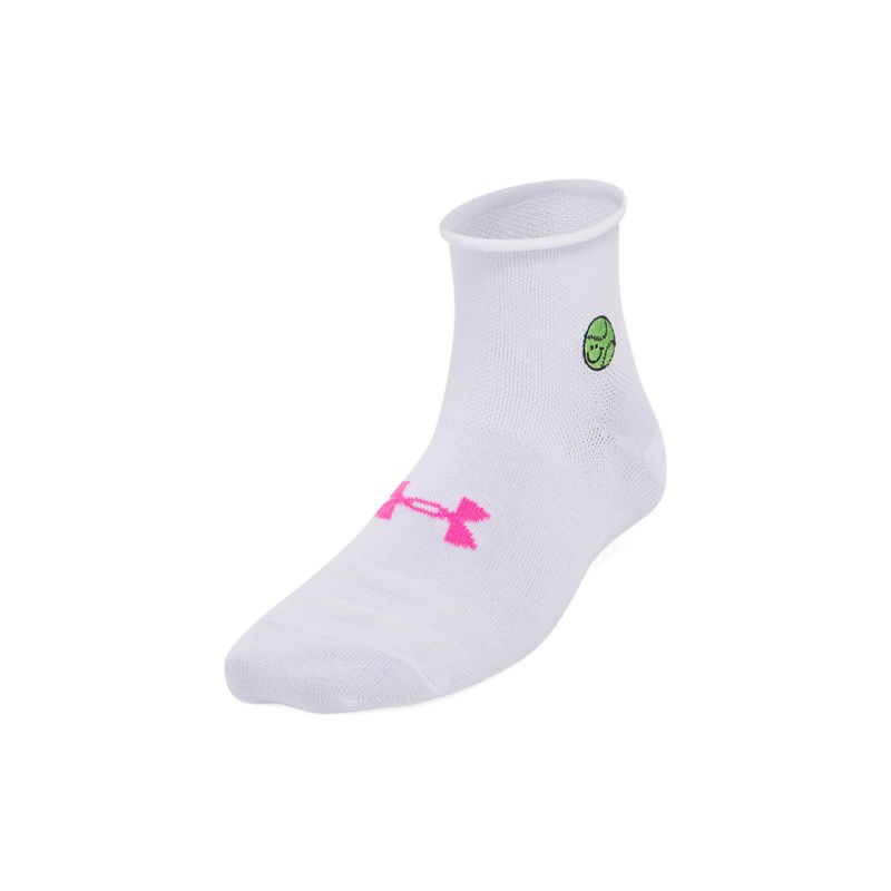 UNDER ARMOUR - Medias Mujer UNDER ARMOUR W ESSENTL NOV 3P QTR Blanco UNDER ARMOUR