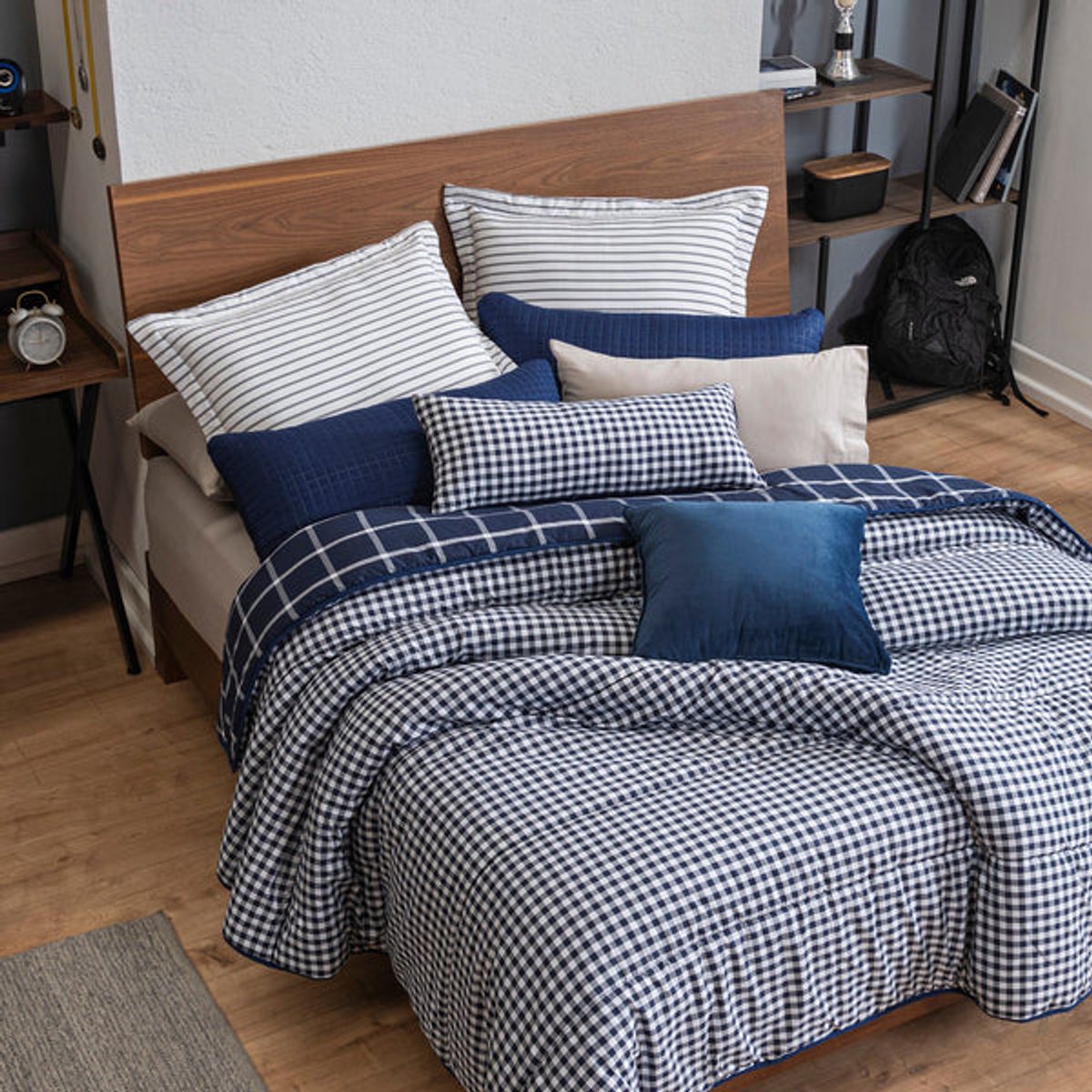 VIANNEY - Juego De Edredón Chicago Talla Sencillo Moderno - Vianney