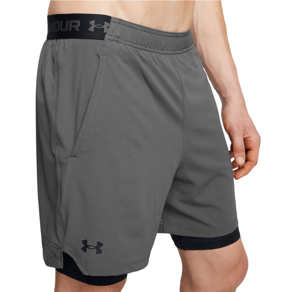 UNDER ARMOUR - Short Hombre UNDER ARMOUR UA VANISH WOVEN 2IN1 Gris UNDER ARMOUR