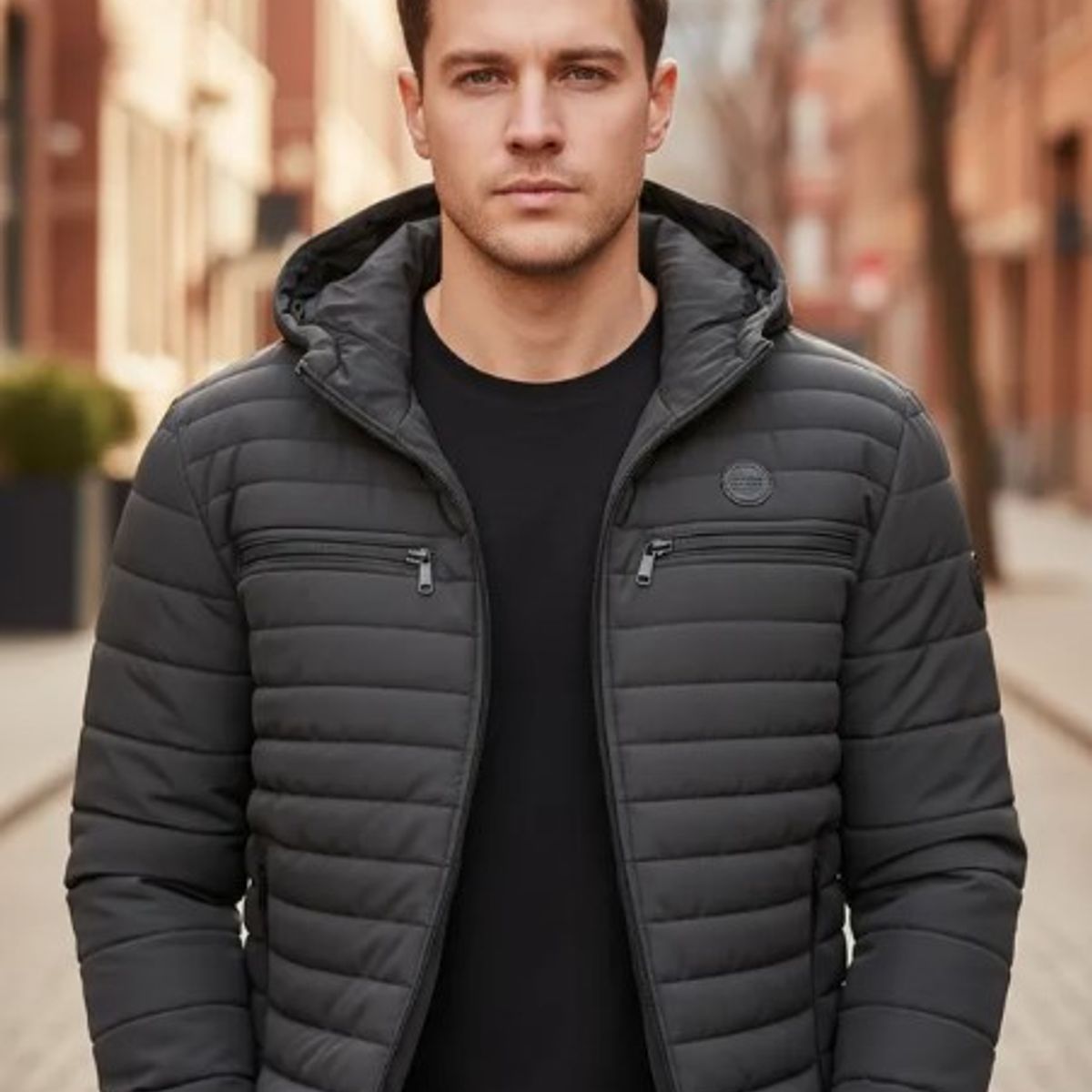 MODA EN CIRCUITO - Chaqueta Impermeable Para Hombre