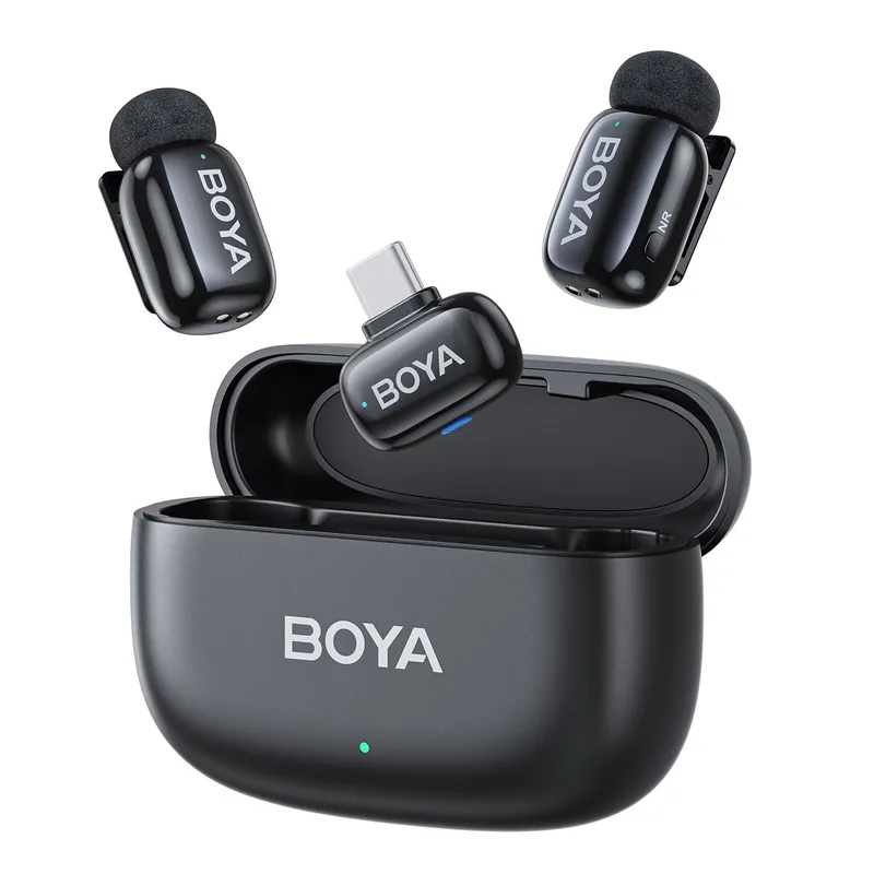 BOYA - Micrófono Inalámbrico Profesional Boya Mini-14 Usb Tipo C