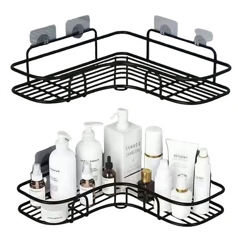 GENERICO - Organizador Ducha Esquinero Acero Inoxidable Set X2