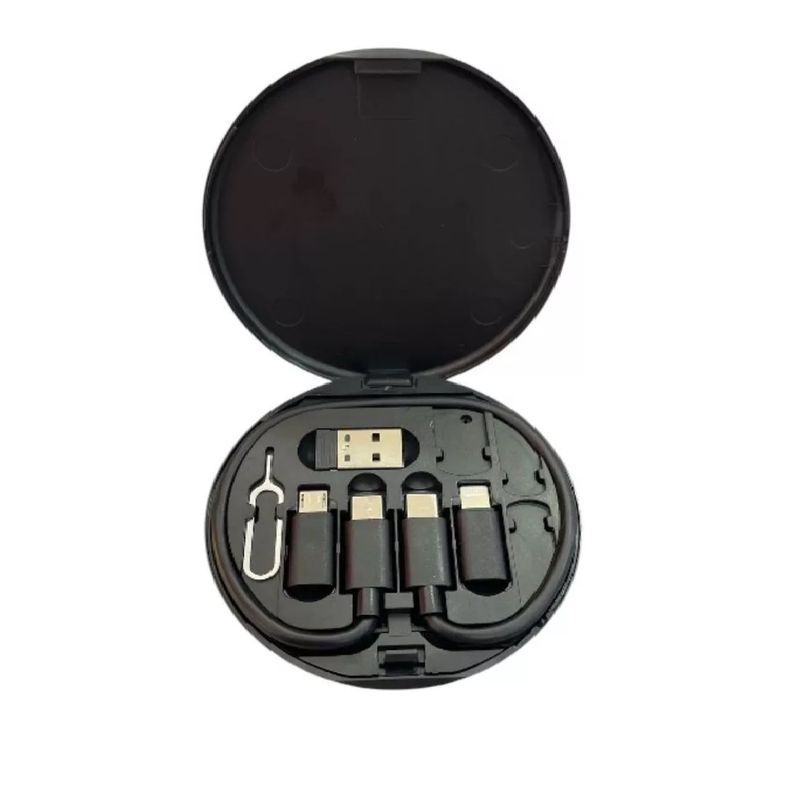 GENERICO - Kit de almacenamiento de cable de datos de entrada para celular