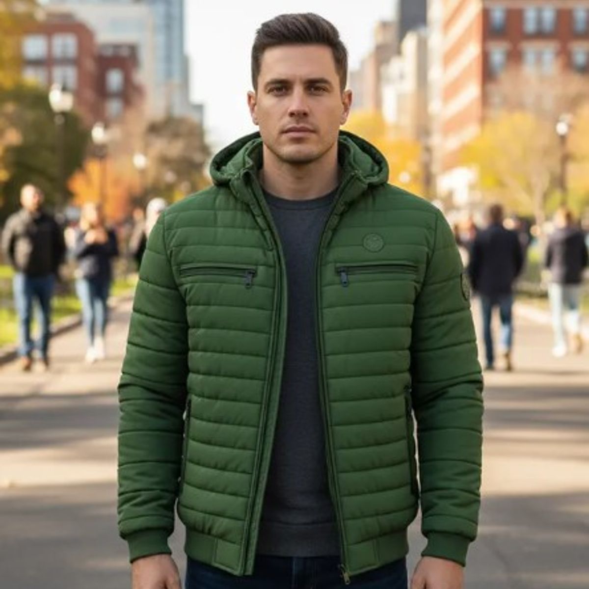 MODA EN CIRCUITO - Chaqueta Impermeable Para Hombre