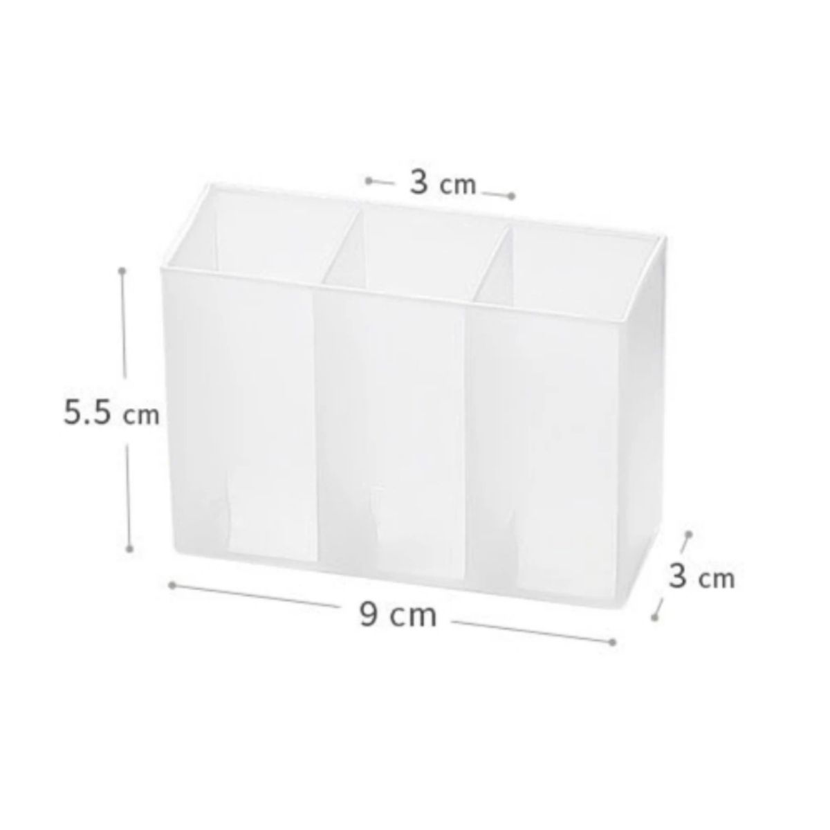 GENERICO - Caja Organizador Escritorio Para Lápices Esferos X3 Unidades