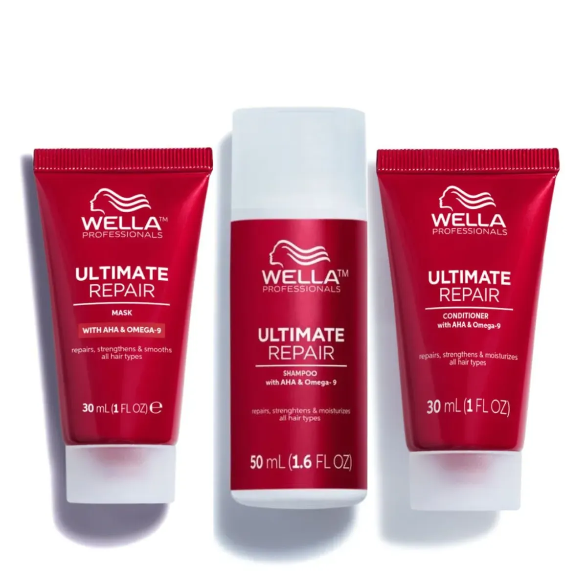 WELLA - Kit Wella Ultimate Repair Shampoo + Acondicionador + Mascarill