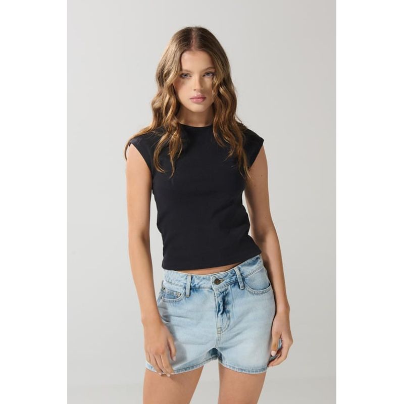 KOAJ - KOAJ Camiseta para mujer manga sisa incluida unicolor. MUJER