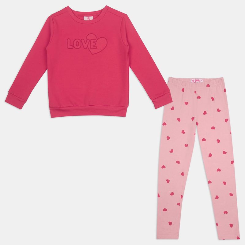 BUBBLE GUMMERS - Conjunto Para Niña Bubblegummers Fucsia Maty