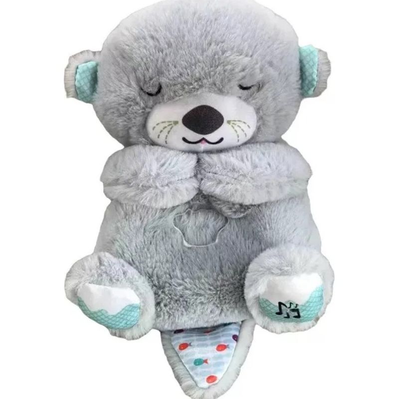 GENERICO - Peluche Nutria Musical Movimientos y Luces Para Bebés gris