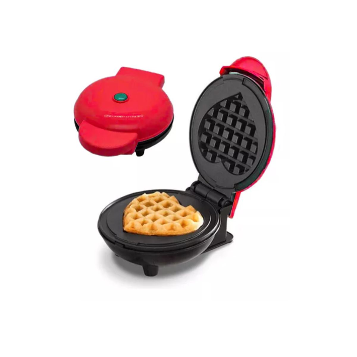 INNOVA - Mini Waflera Diseño De Corazón Electrica 350w Innovo Home