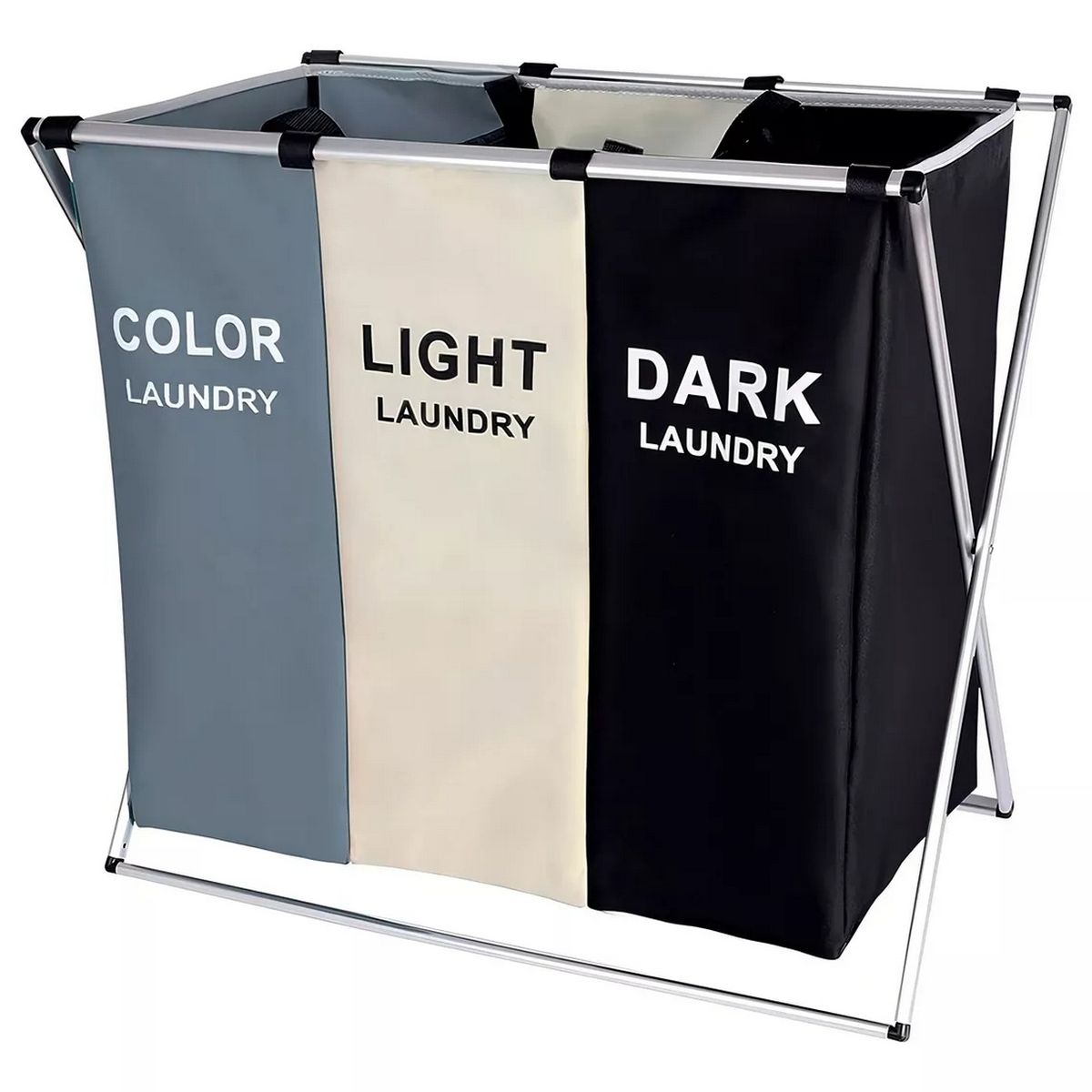 GENERICO - Organizador De Cestas De Lavandería Plegable 3 Separadores