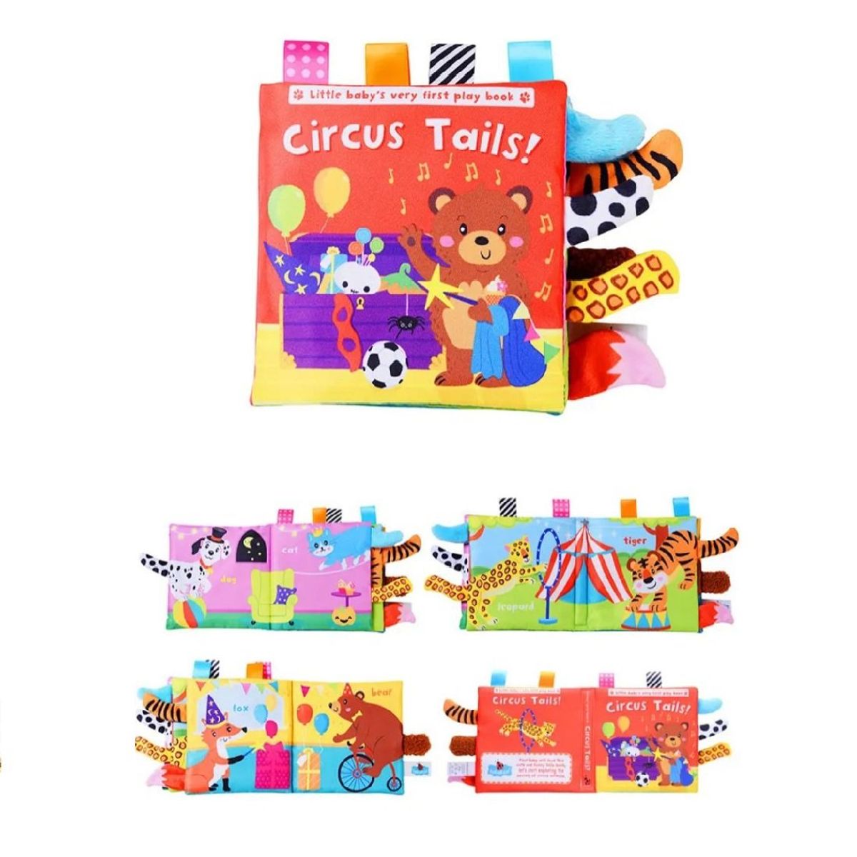 GENERICO - Juguete Libro De Tela Suave Texturas Para Bebe