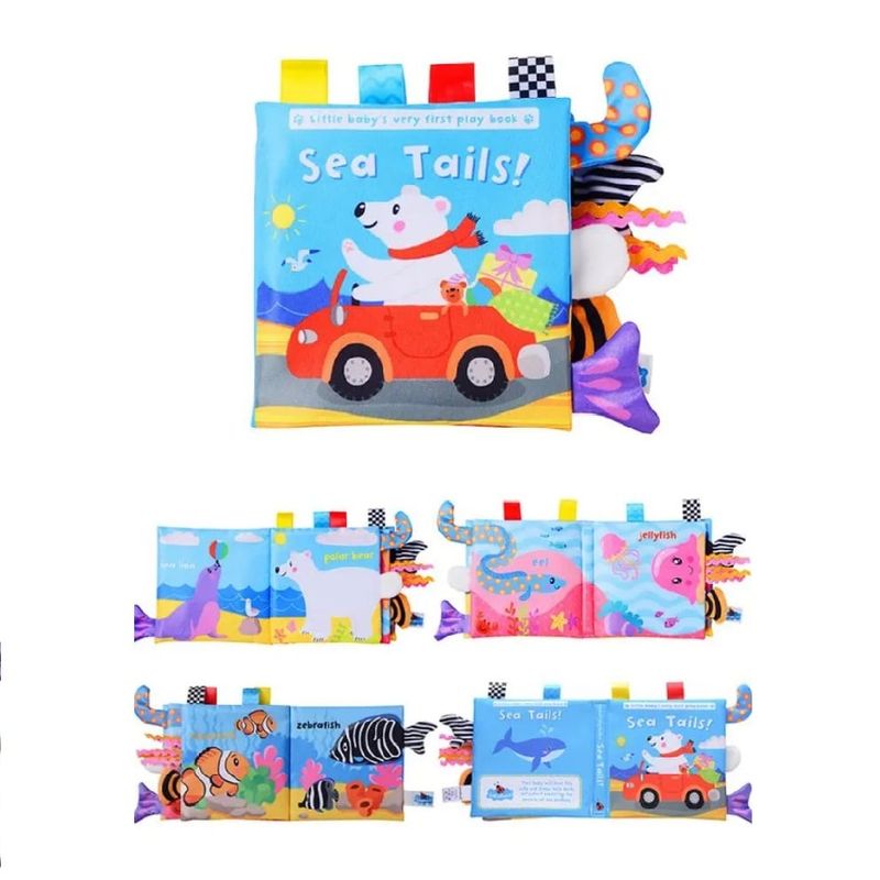 GENERICO - Juguete Libro De Tela Suave Texturas Para Bebe