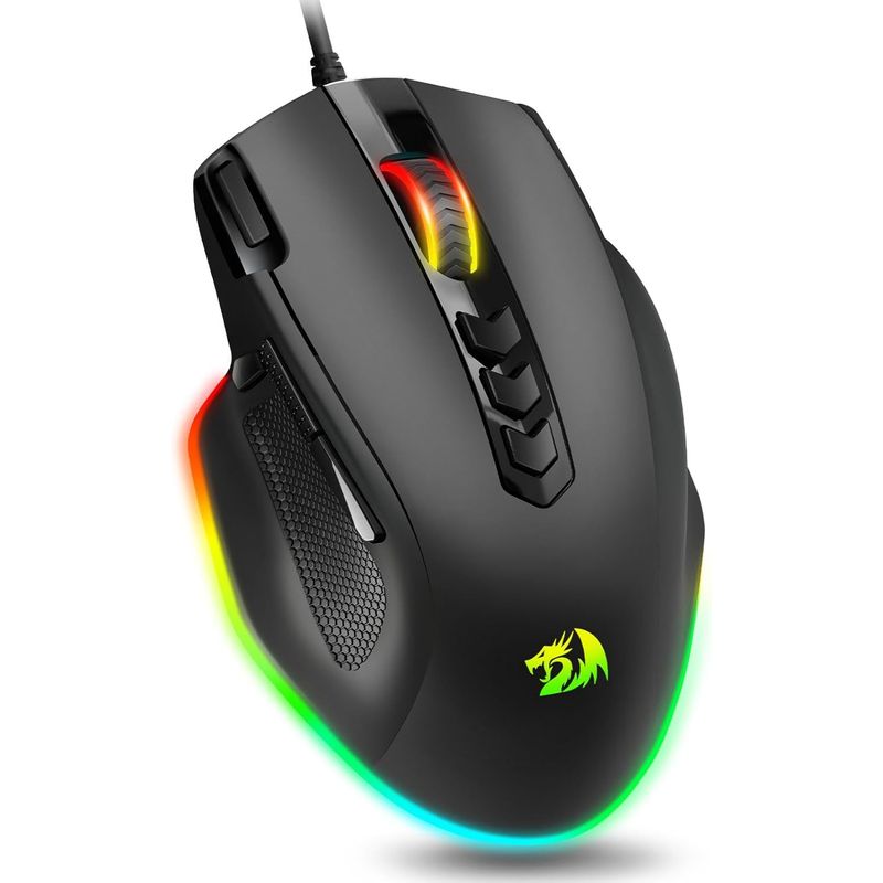 REDRAGON - Mouse Gamer Redragon M614 8000 Dpi 11 Botones Programables