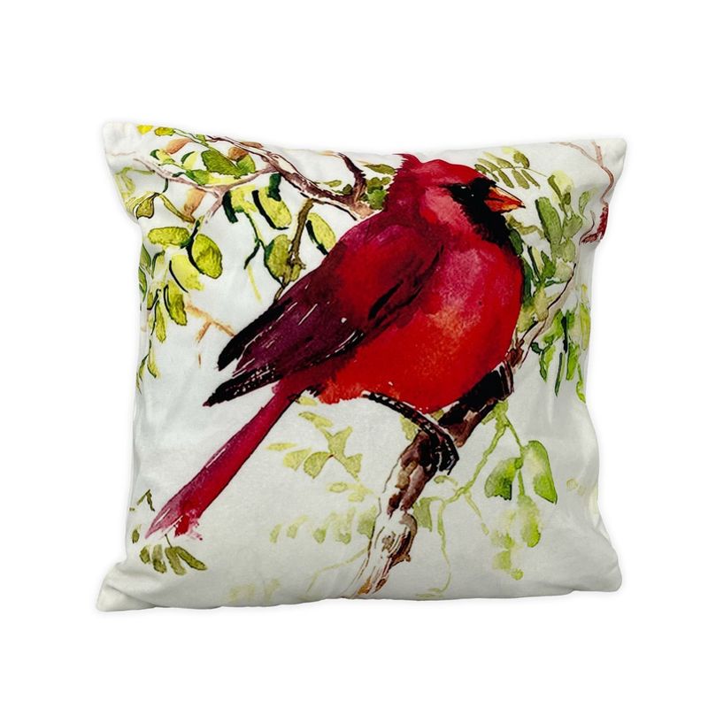 DIMATEX LEON - Funda Para Sala Decorativo Aves  45x45cm Refaves Cardenal
