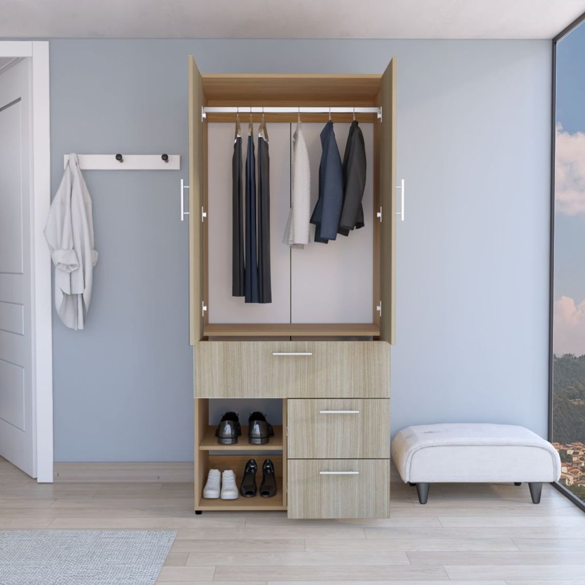 RTA MUEBLES - Armario Sevilla CFO 10823 Fresno Europeo