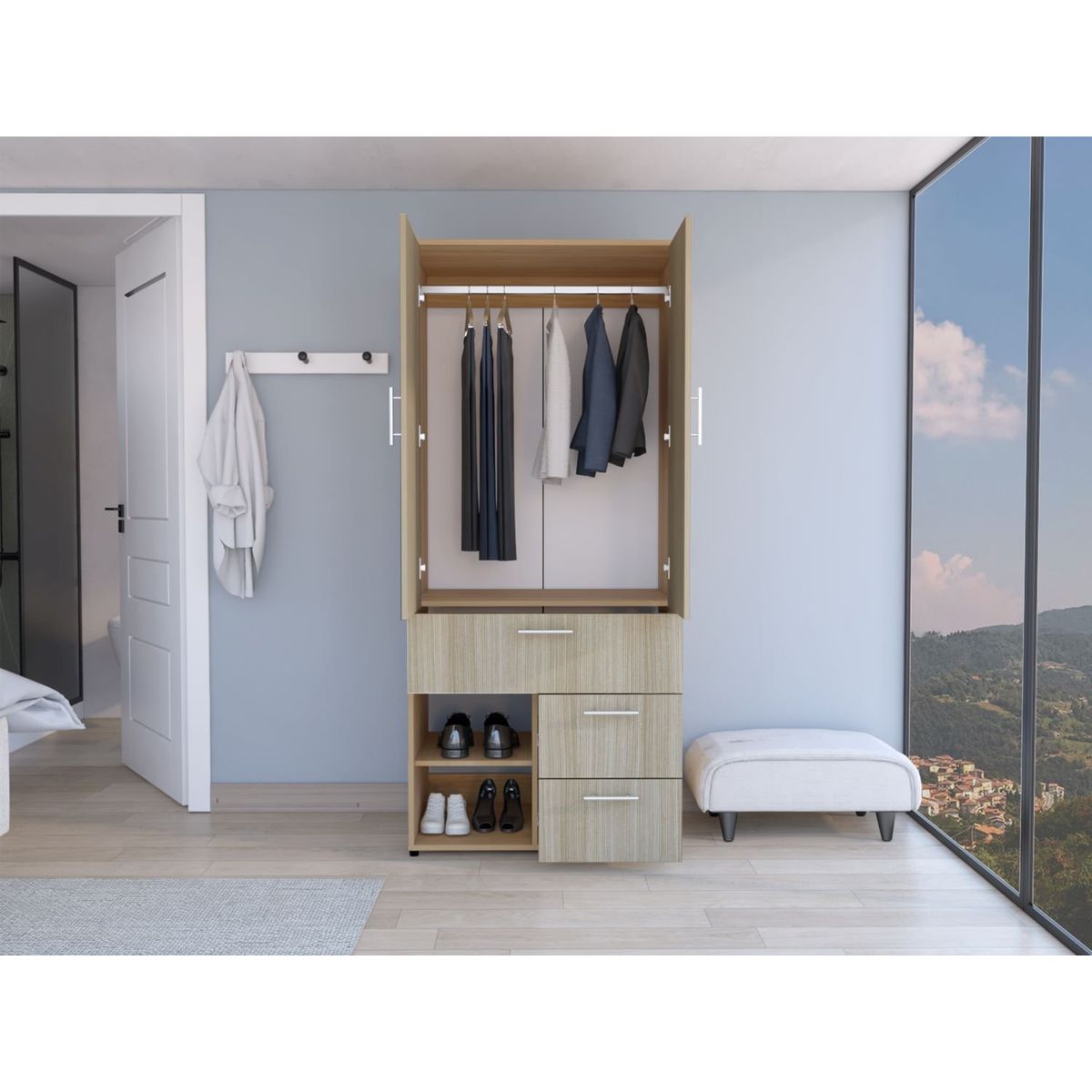 RTA MUEBLES - Armario Sevilla CFO 10823 Fresno Europeo