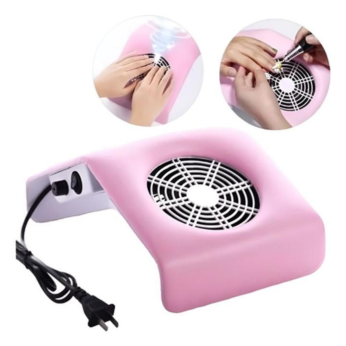 GENERICO - Ventilador Extractor Polvo Uñas Limpiador Manicura