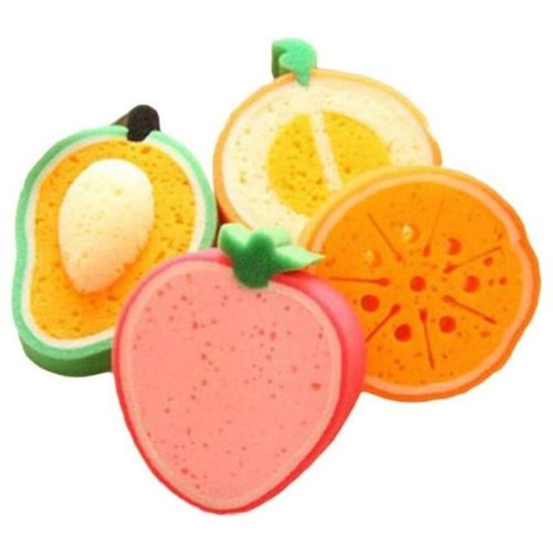 GENERICO - Esponja De Baño Ducha Frutas