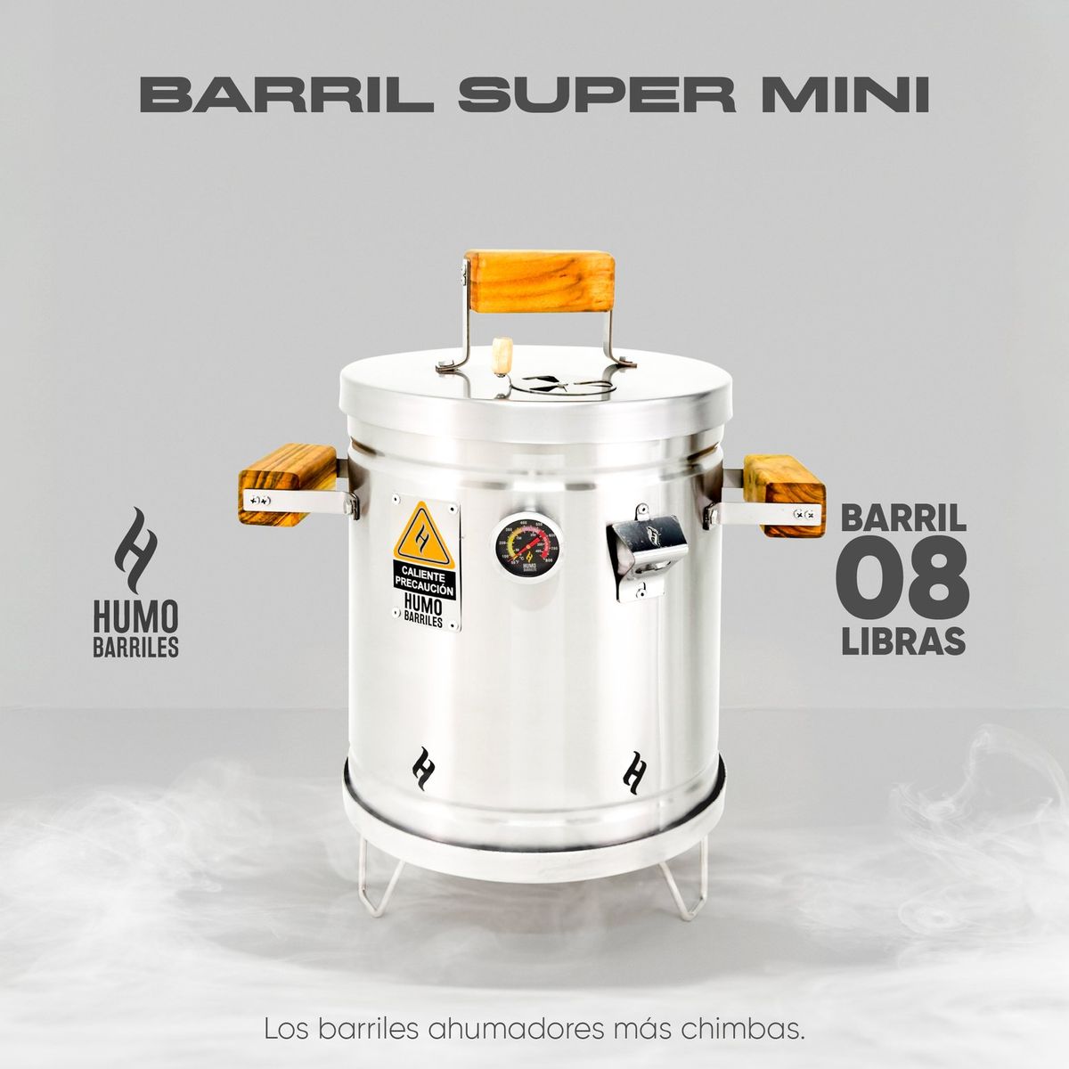 HUMO BARRILES - Barril Super Mini 8 Libras Humo Barriles