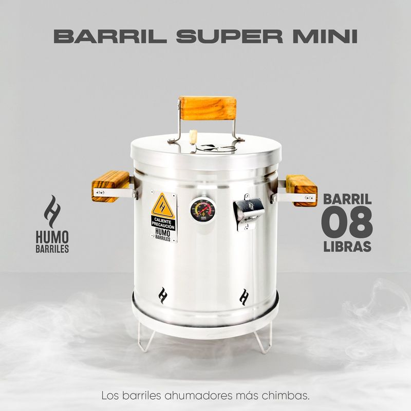 HUMO BARRILES - Barril Super Mini 8 Libras