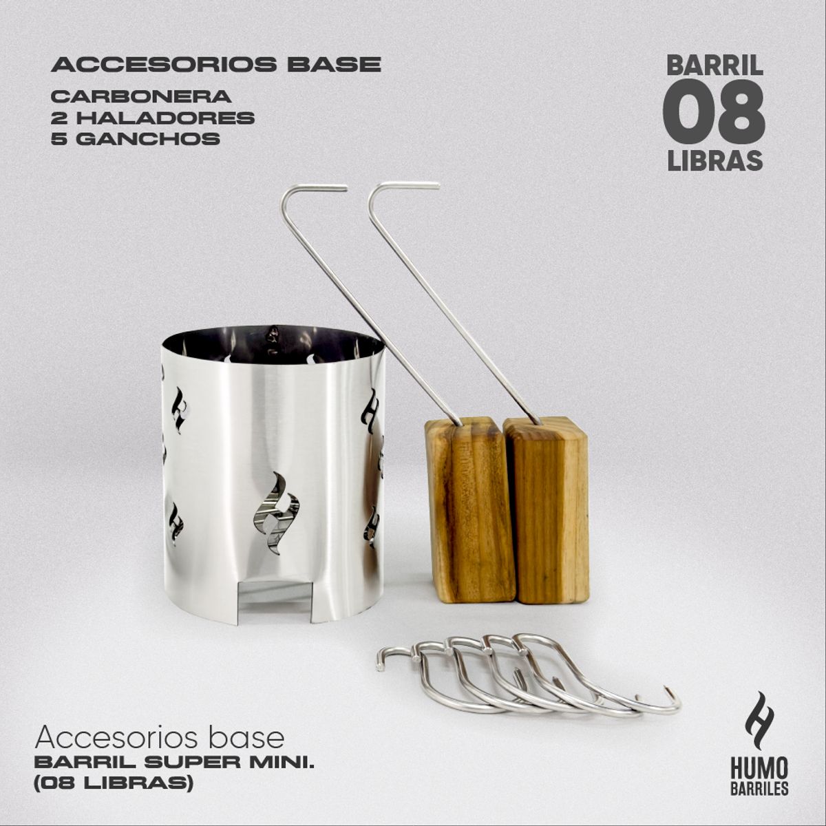 HUMO BARRILES - Barril Super Mini 8 Libras Humo Barriles