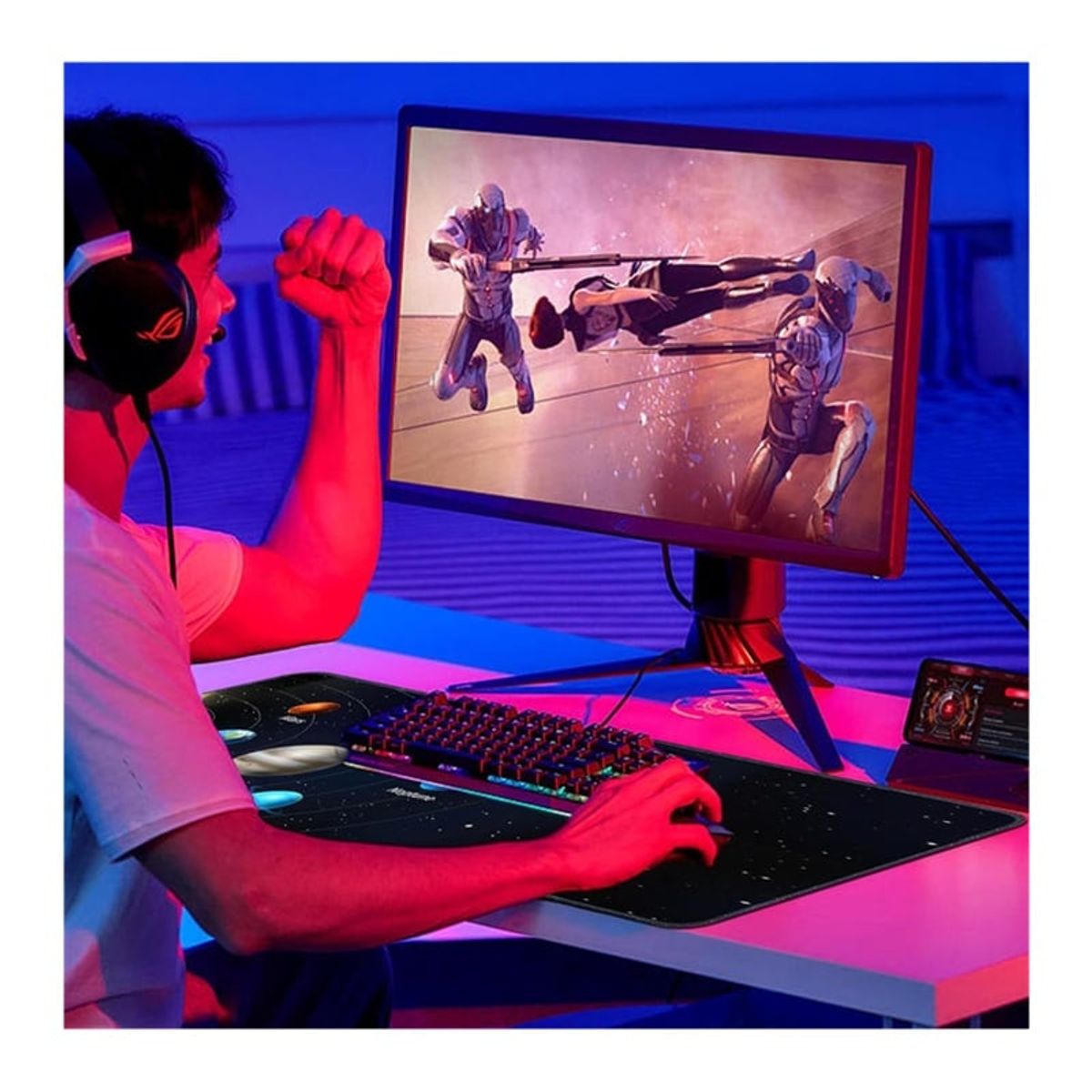 GENERICO - Alfombrilla Pad Mouse 80x40cm Con Base Antideslizante