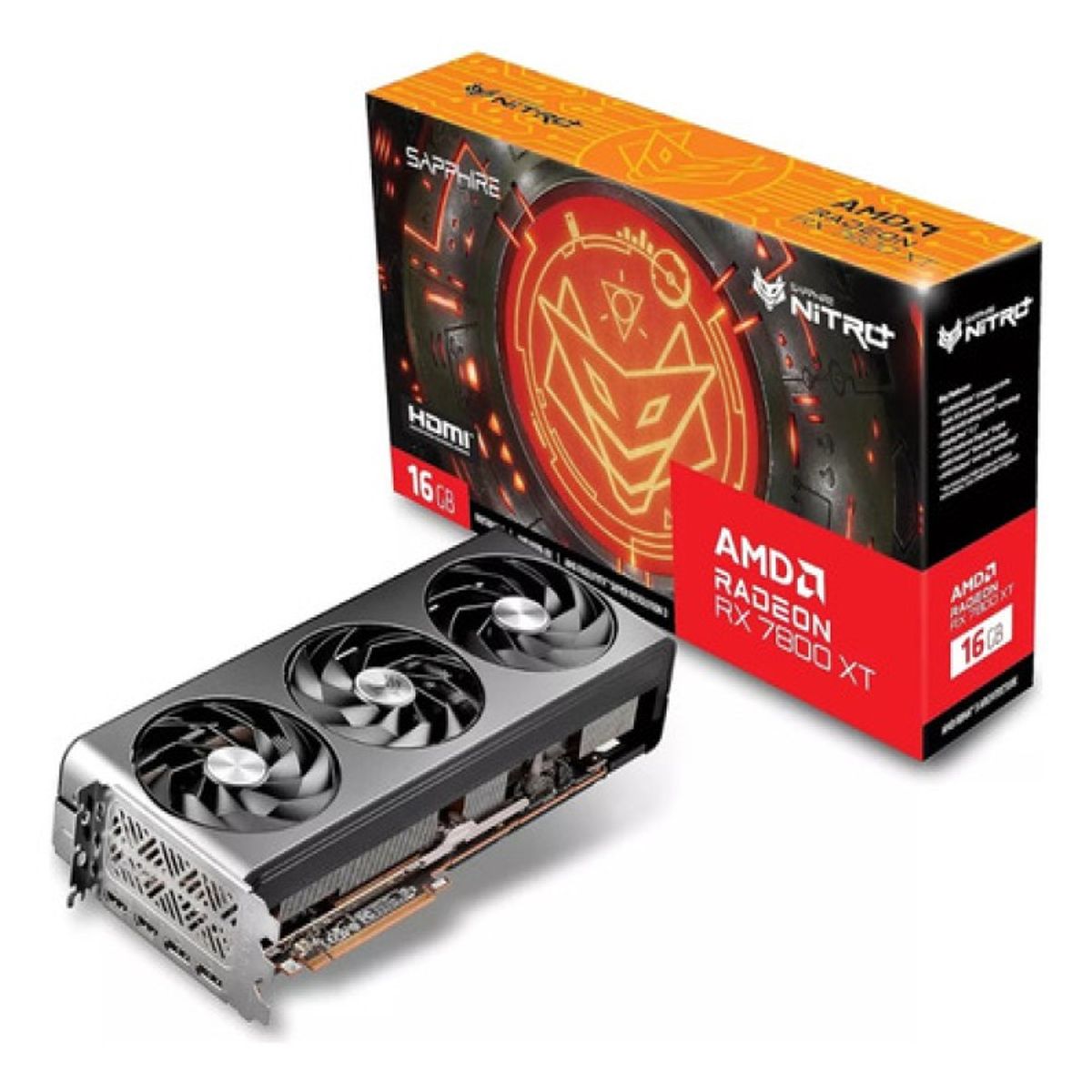NITRO - Sapphire Nitro Radeon Rx 7800 Xt Series Gaming Gddr6 16gb