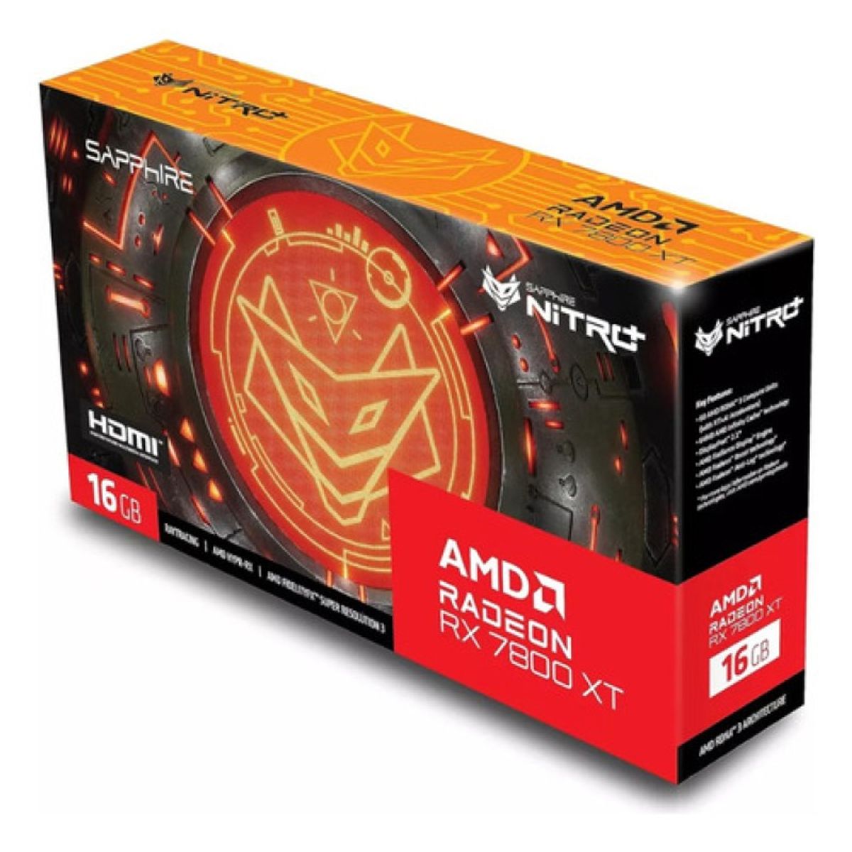 NITRO - Sapphire Nitro Radeon Rx 7800 Xt Series Gaming Gddr6 16gb