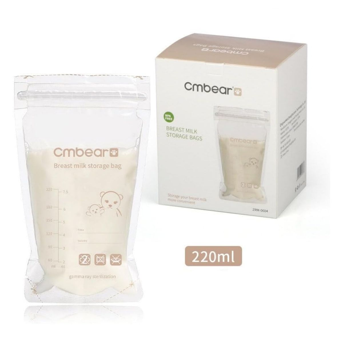 GENERICO - Bolsas Para Almacenamiento De Leche Materna x30Unid 220ml