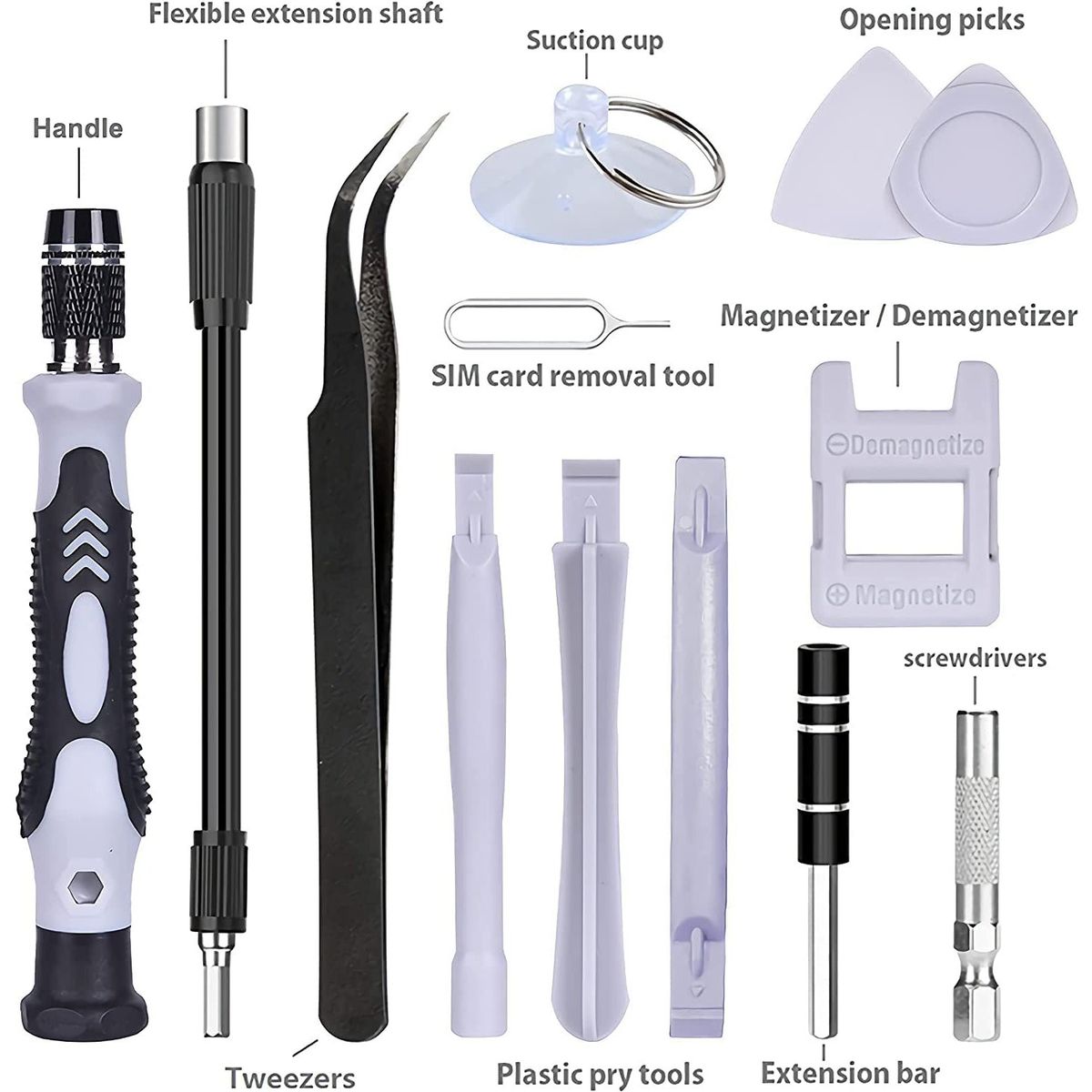 ONE PIXEL - Set Destornilladores 115 En 1 Kit Profesional Electronica