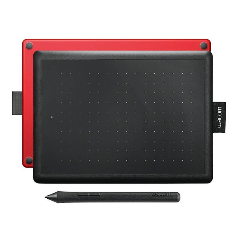 WACOM - Tableta Digitalizadora Wacom One By Wacom CTL-472 Negra Roja