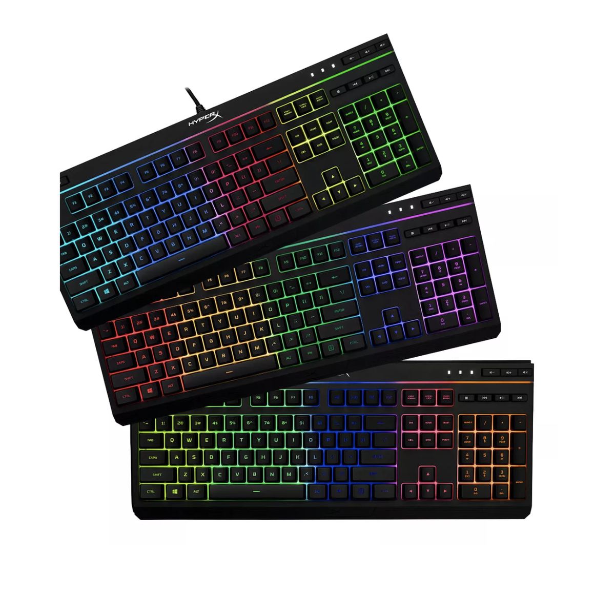 HYPERX - Teclado Alámbrico Gaming HYPERX Alloy Core RGB Negro Español