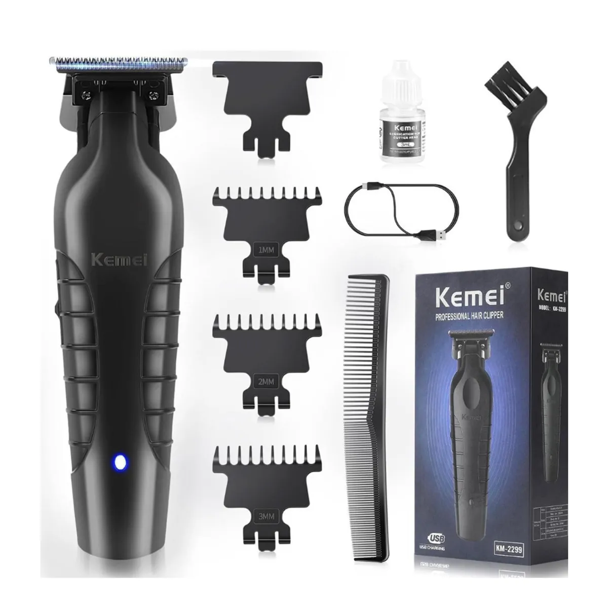 KEMEI - Maquina Patillera Kemei 2299