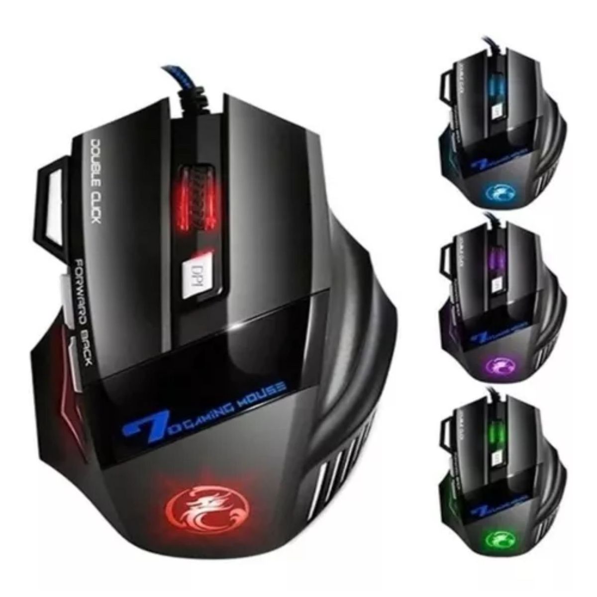 GENERICO - Mouse Gamer Jiexin X7 Negro Agregar a favoritos