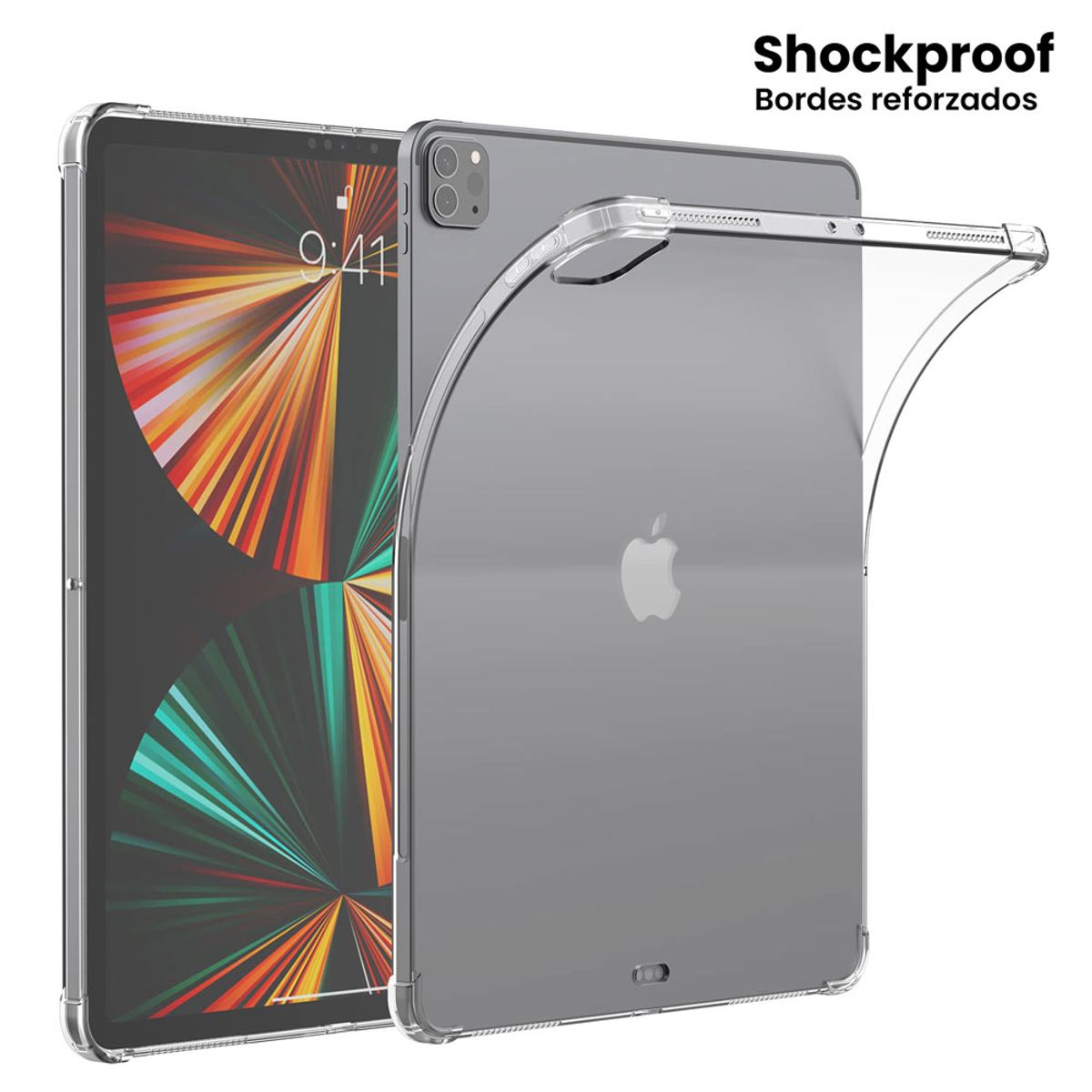 PHONETIFY - Funda Antichoque para iPad Pro 12.9 Pulgadas 5ta Gen