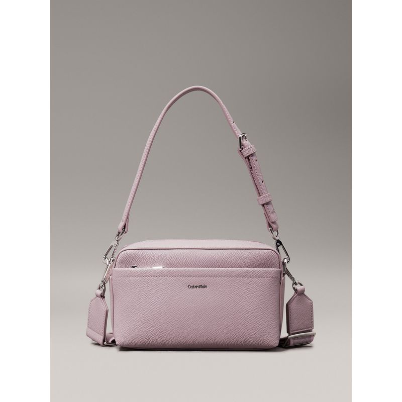 CALVIN KLEIN - Bolso morado cruzado convertible - Ck must Calvin Klein