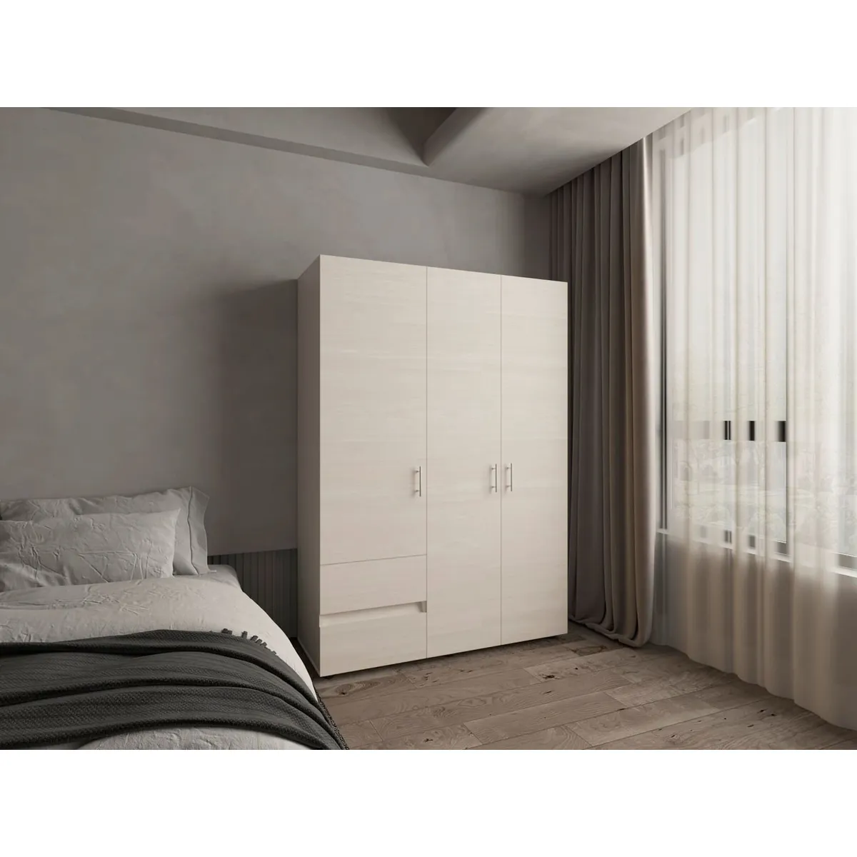 RTA MUEBLES - Closet Dassel Niebla Blanco CNB 11406 RTA