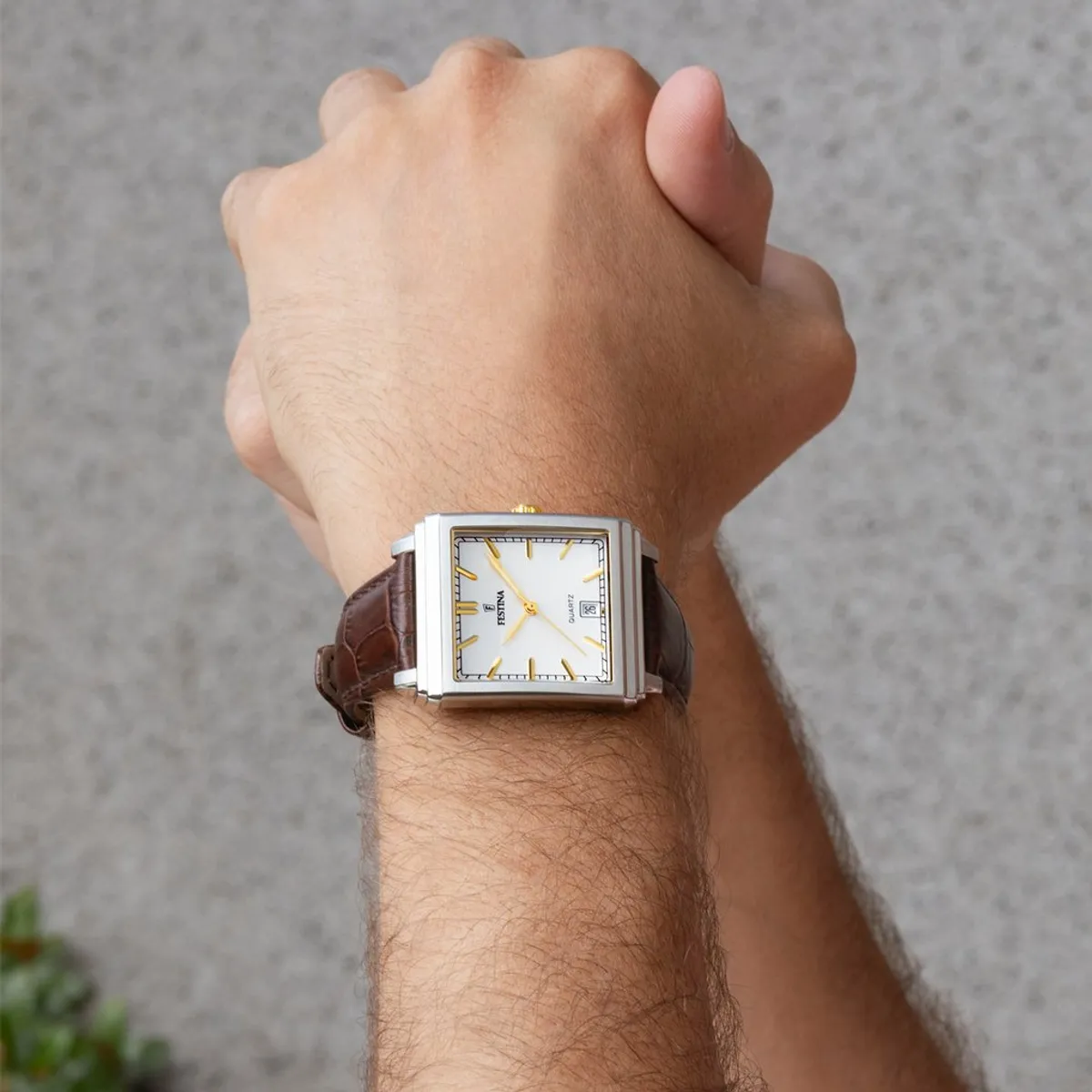 FESTINA - Reloj Hombre Festina F20681/4 Plateado Cuero